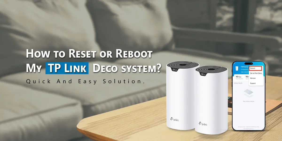 tp link deco reset